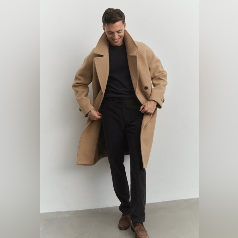 AYR The Big Win double breasted wool coat NWOT - Picture 6 of 10